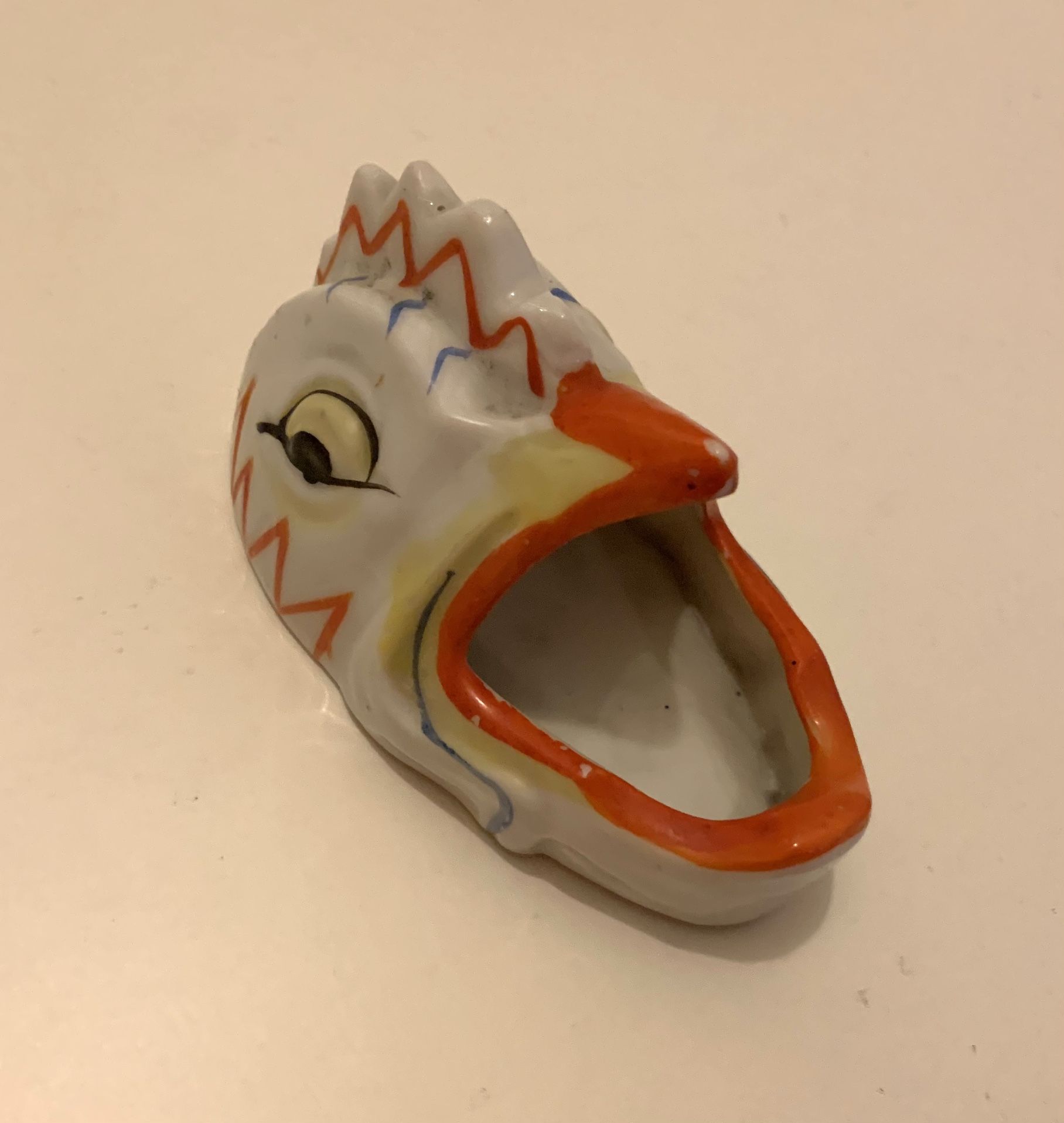 Japanese Mask Sponge Holder or Ashtray