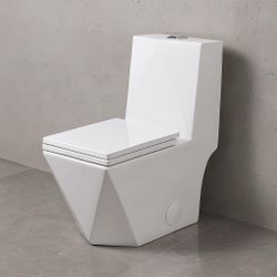 New Toilet.                                          Bathroom vanity