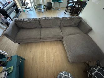 Gray L Couch