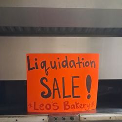 Bakery Liquidation Sale! 