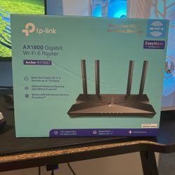 AX1800 Gigabit WiFi 6 Router 