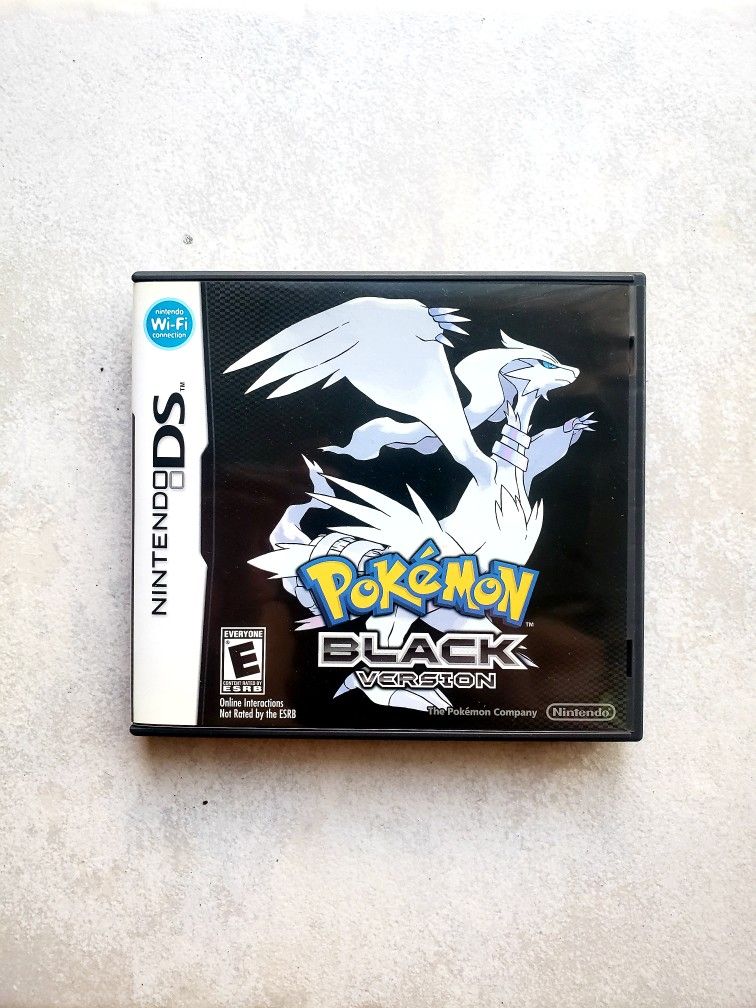Pokemon Black Nintendo 3ds