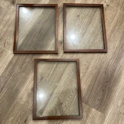 3 Wood Picture Frames11x 14 