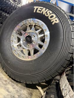 Big sale. On Method 15” beadgrip machine or black wheels & 33x10-15 tensor DSR Tires for 5 lug utv SXS (We Financ