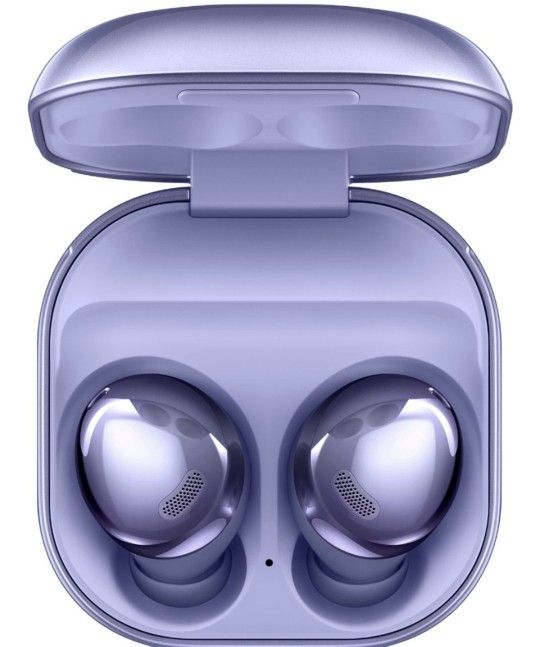 Samsung - Geek Squad/Bestbuy Certified Galaxy Buds Pro True Wireless Noise Canceling Earbud Headphones - Phantom Violet Model:GSRF SM-R190NZVAXAR. Thi