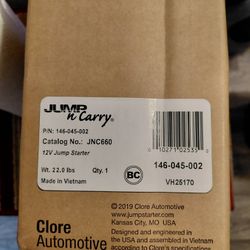 Jump-N-Carry JNC660 - 12V Jump Starter