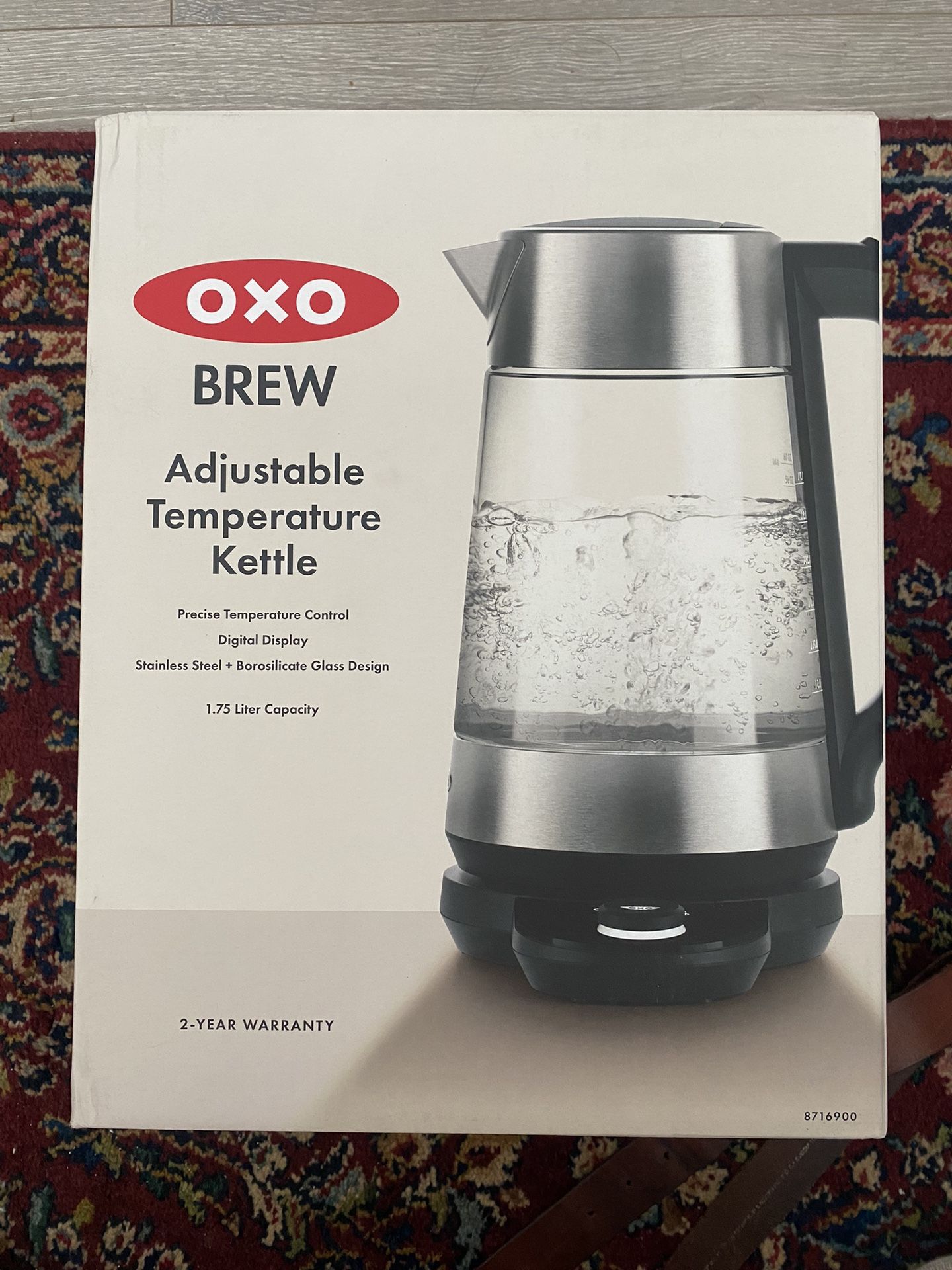  OXO Brew Cordless Glass Electric Kettle - 1.75 L: Home