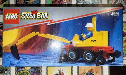 Lego System - #4525 Road n’ Rail Repair - Vintage 1994 NEW IN BOX, Never Opened 