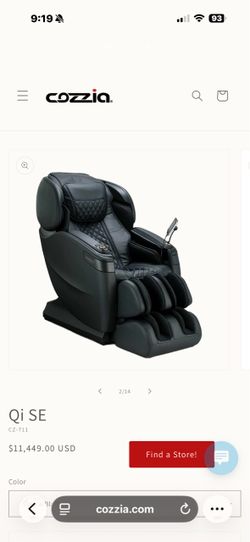 Cozzia Qi SE CZ-711 Massage Chair