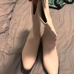 White Cowboy Boots 