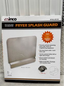 Winco Fryer Splash Guard