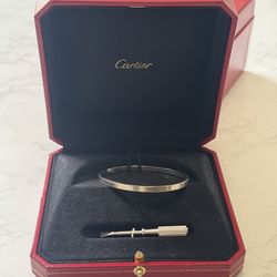 Cartier Love Bracelet (Authentic White Gold)