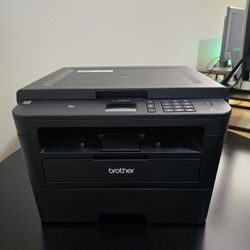 Brother Wireless Monochrome Laser Printer, HLL2395DW, Flatbed Copy & Scan, Wireless Printing, NFC