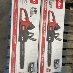 Toro Flex-force 60 Volt Max 2.5ah Chainsaw Battery And Charger Included 