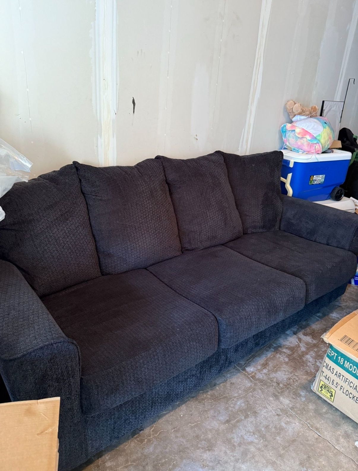 Dark Grey Sofa 