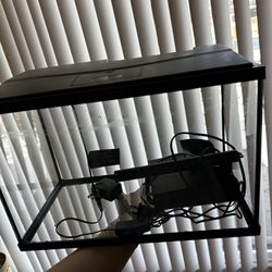 5 gallon tank with filter 