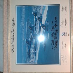 Military MEMORABILIA / 1987 Blue Angels Photo