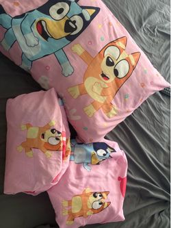 Twin bed bluey bed set (sheets)
