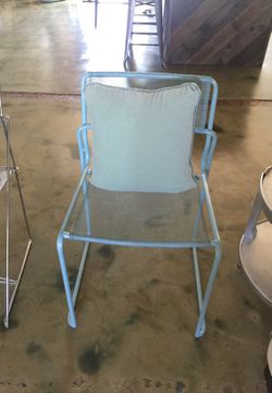 Vintage mid century metal chair
