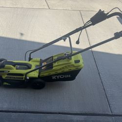Used Corded Electric Ryobi Lawn Mower