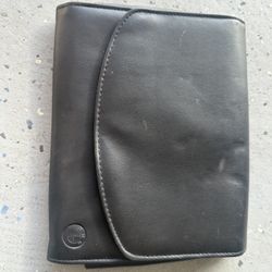 BMW Owners Manual OEM Black Leather Case