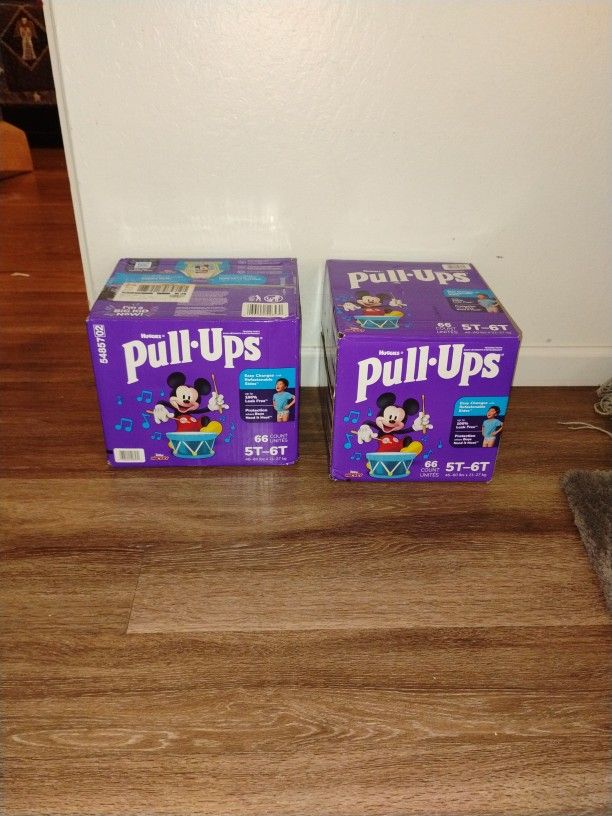 Huggies Pull Ups In Box 5T-6T