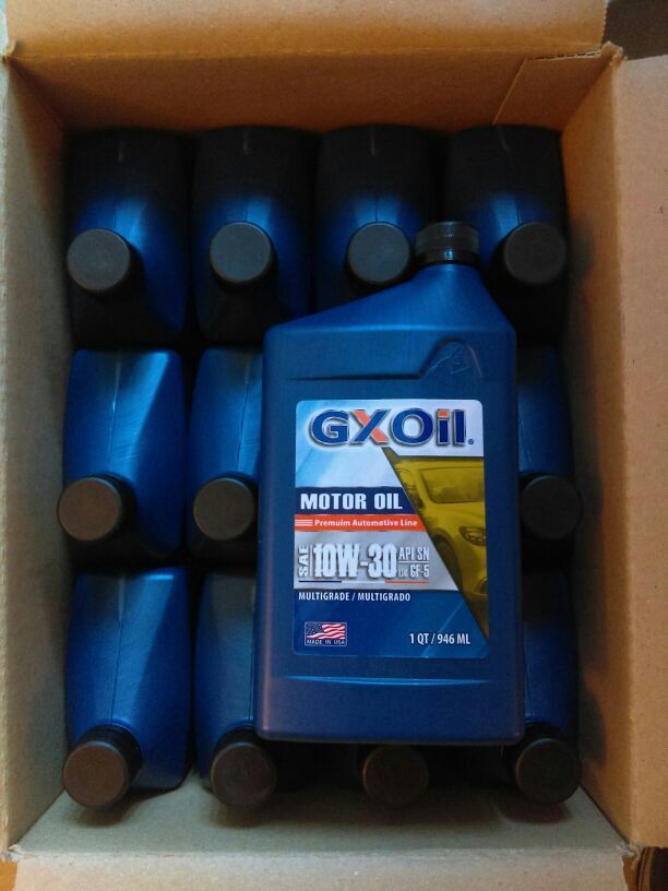 GXOil 10W-30 12 Quarts Motor Oil