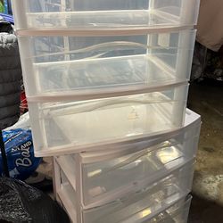 Sterilite Plastic 3 Drawer Storage Container 