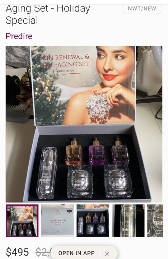 PREDIRE  Skin Renewal & Anti-Aging Set - Holiday Special
NWT/NEW
Predire