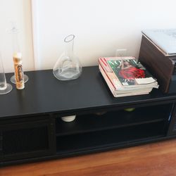 Black Wooden Console Table
