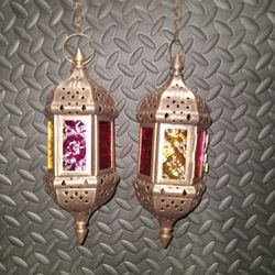 Moroccan Lanterns / Retro Hanging Candle Lantern