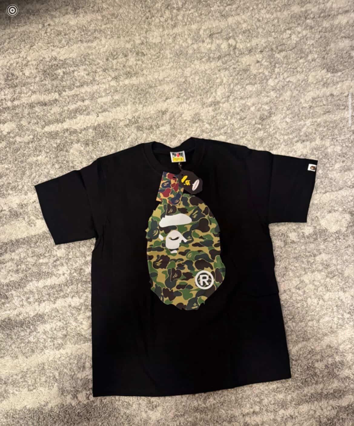 Brand New BAPE ABC Milo Tee Shirt | Size Medium | Authentic A Bathing Ape w/ Tags | Streetwear Bape Milo Tee | Fast Sale