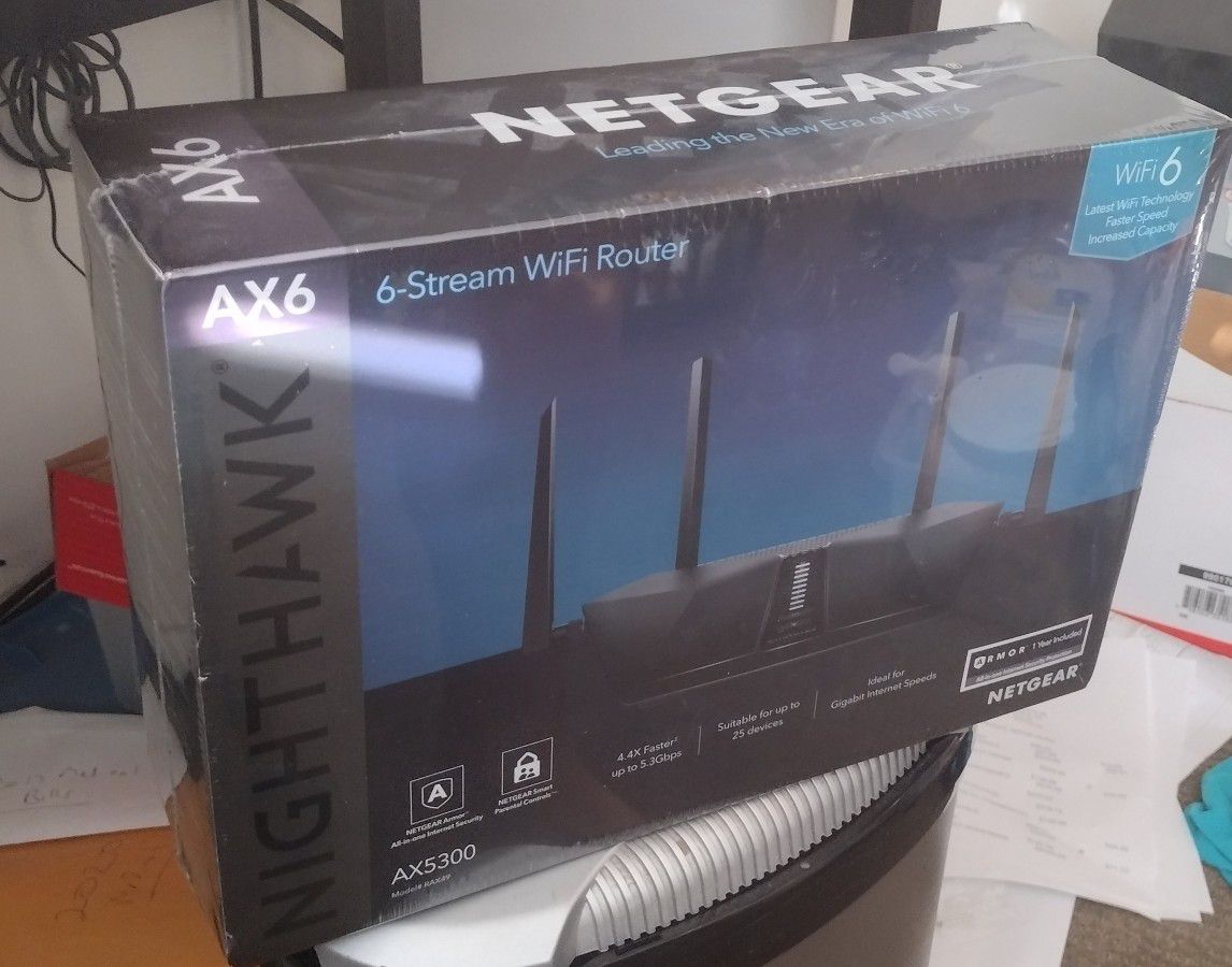 Unopened! Netgear Nighthawk Router AX6 AX5300