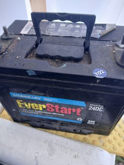 Marine and rv batery everstart 12 v