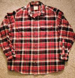 RedHead Plaid Flannel Button-Up Shirt