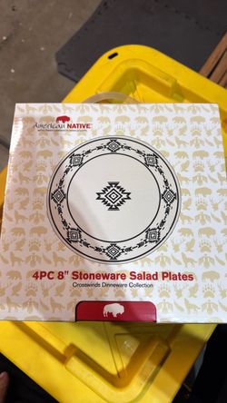 4 piece 8” Salad Plates NEW