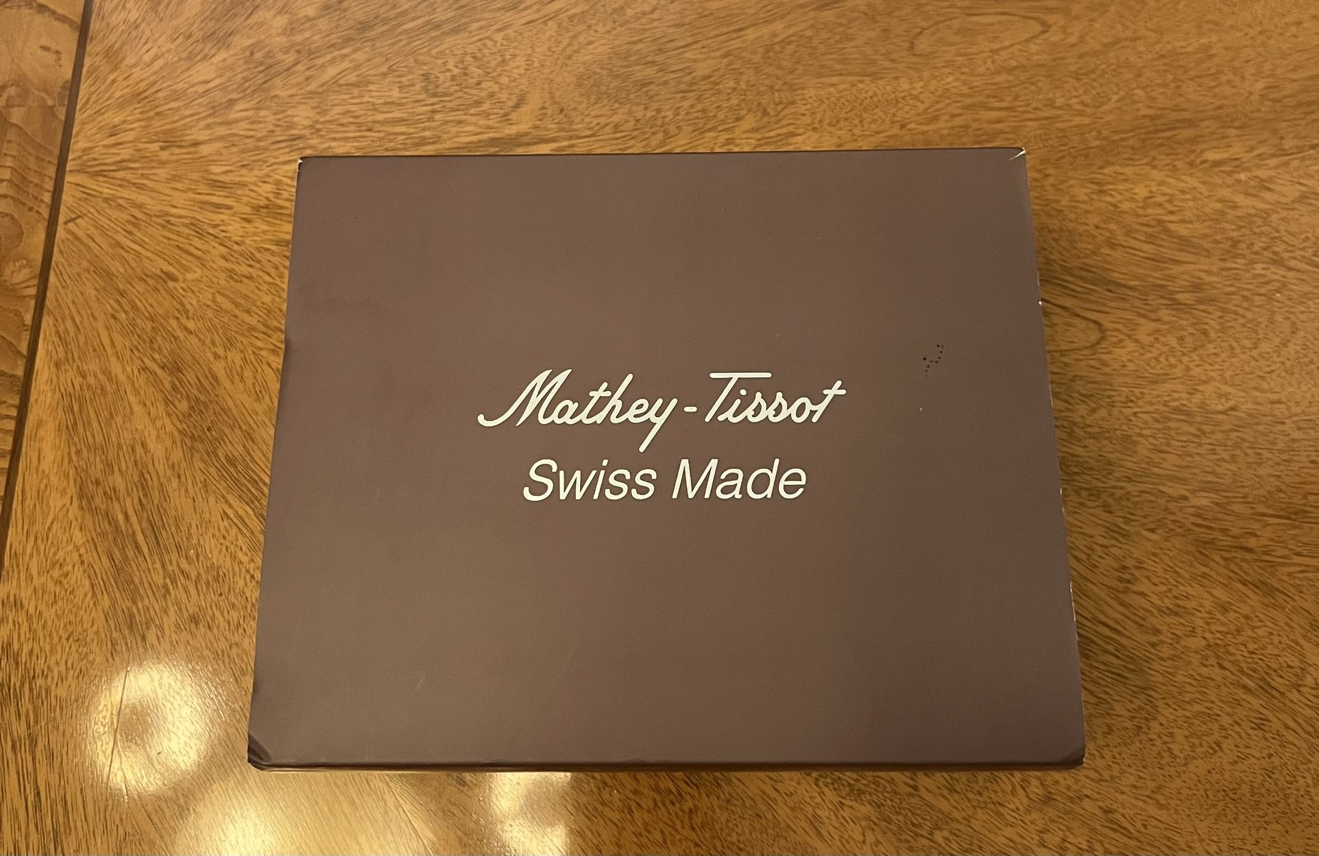 Mathey Tissot Watch Box (Box Only) 