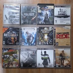 PS3 Game Bundle (12 Games)