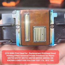 QY6-0086 Print Head for , Replacement Printhead Good Printing Effect Universal Printer Printhead for Pixma MX720 MX721 MX722 MX725 MX920 MX924. UN KNO