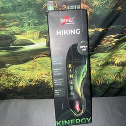Easy feet hiking insoles large kinergy