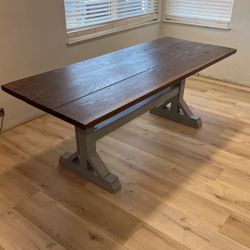 farm house dining table soild wood