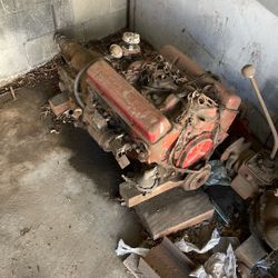 Chevrolet (Chevy) 283 Motor And Transmission 