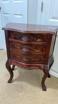 Red wood furniture