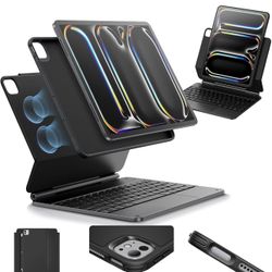 ESR iPad Pro 11 Inch Case with Keyboard (M4, 2024)with Easy-Set Magnetic Stand