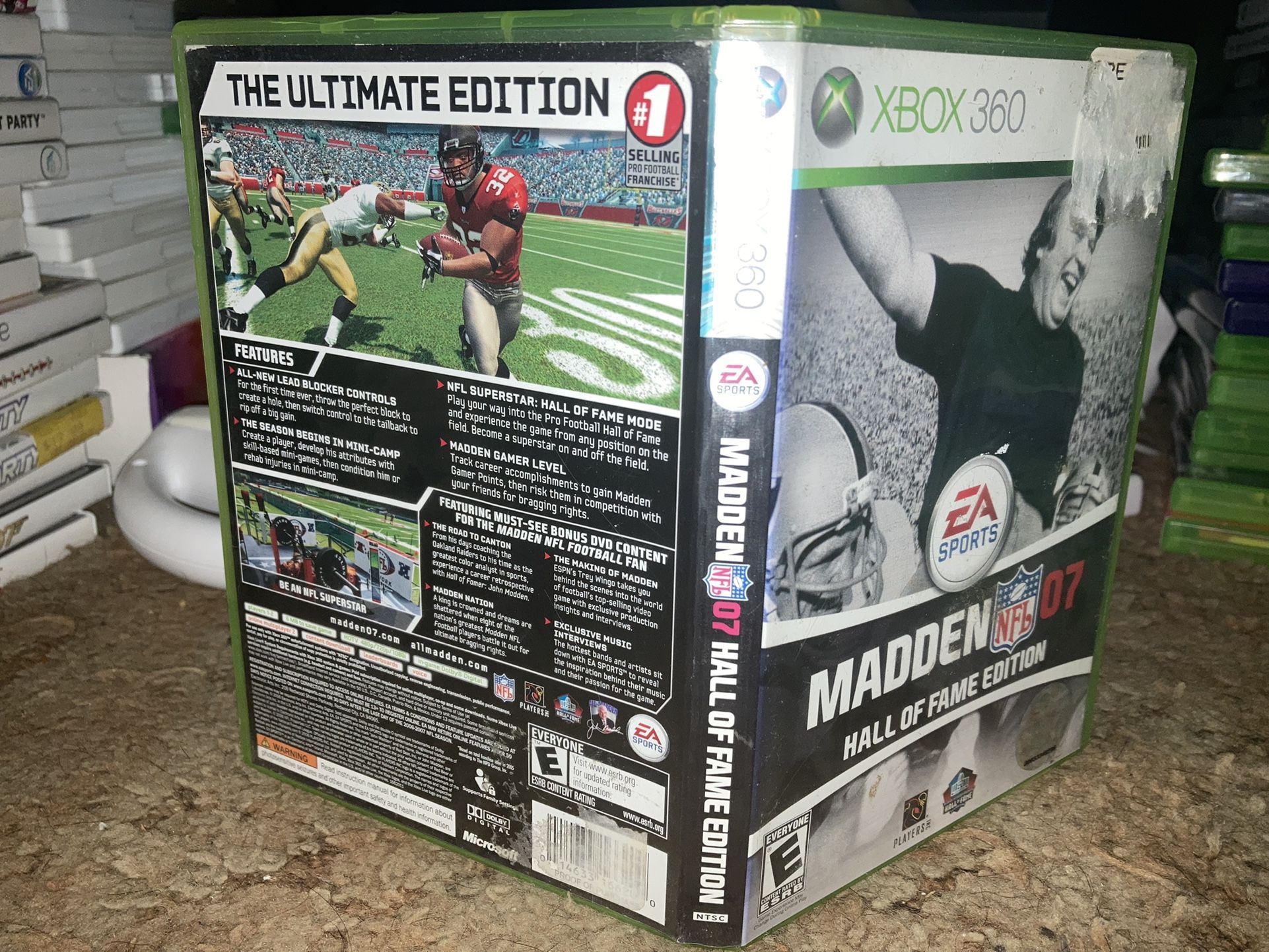 Madden 07 Hall Of Fame Xbox 360 Game