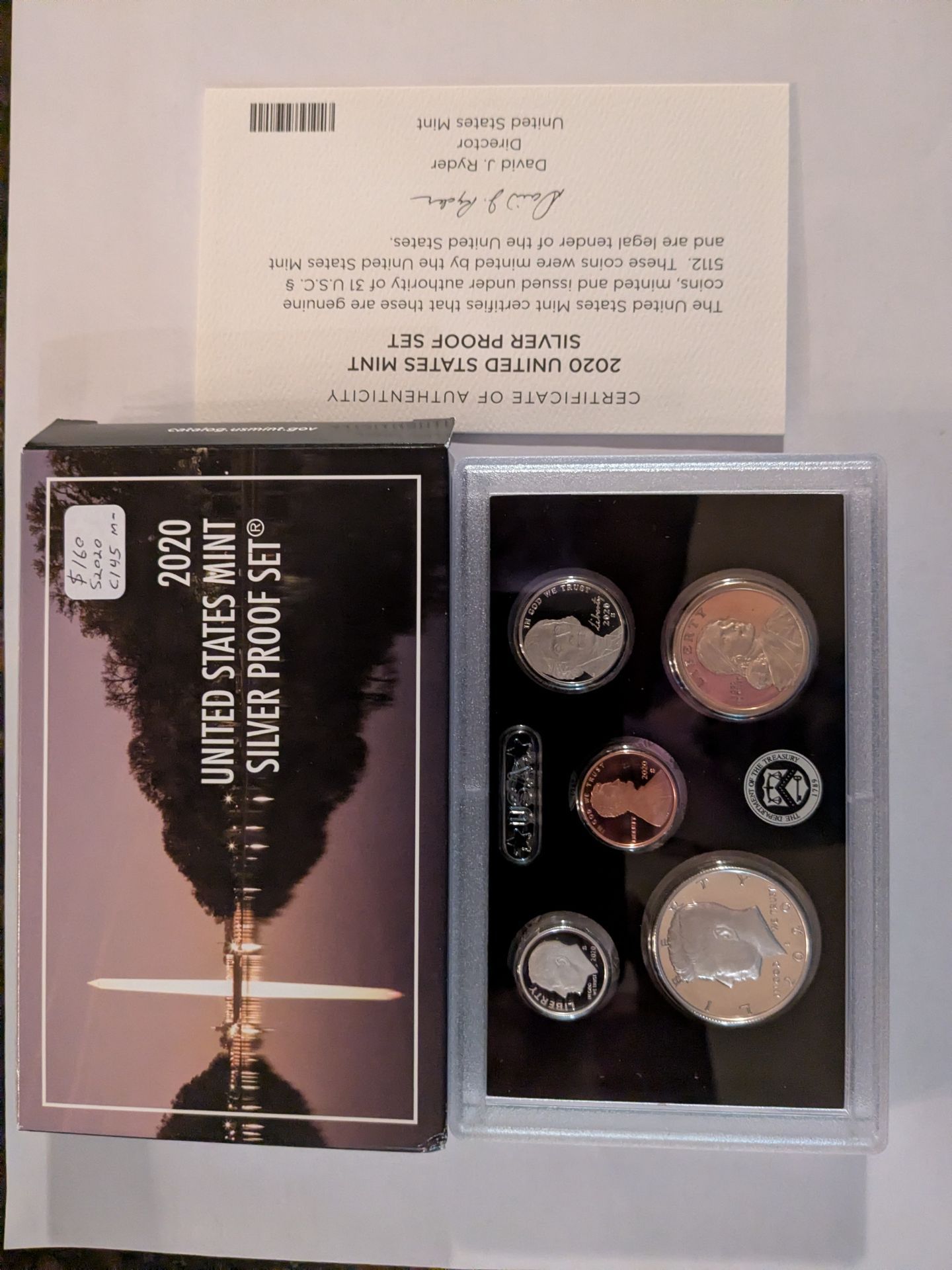2020 Silver proof set