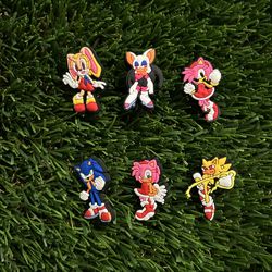 Sonic Croc Charms