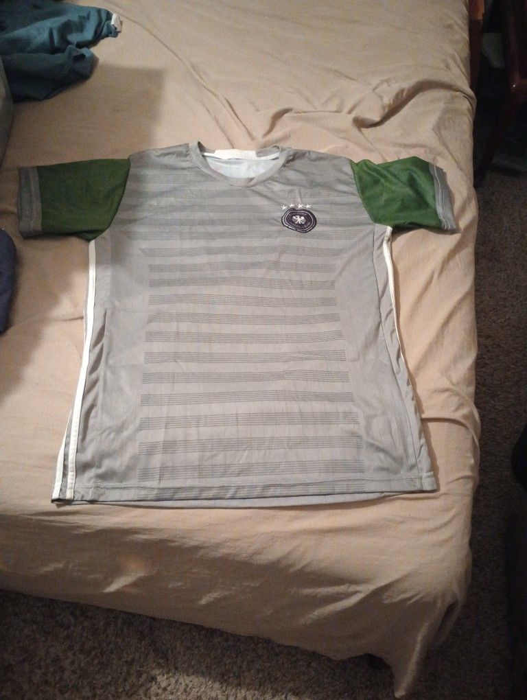 Deutschland Jersey Gray/Green