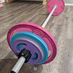 Women's Barbell With Weights 