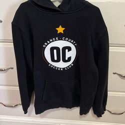 Boys Hoodie Medium Youth Black